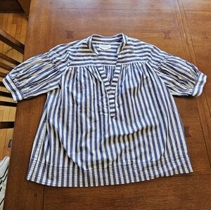 Anthropologie The Darcey Popover Swing Top XL